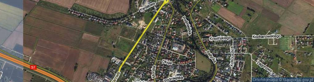 Zdjęcie satelitarne Nowa ul.